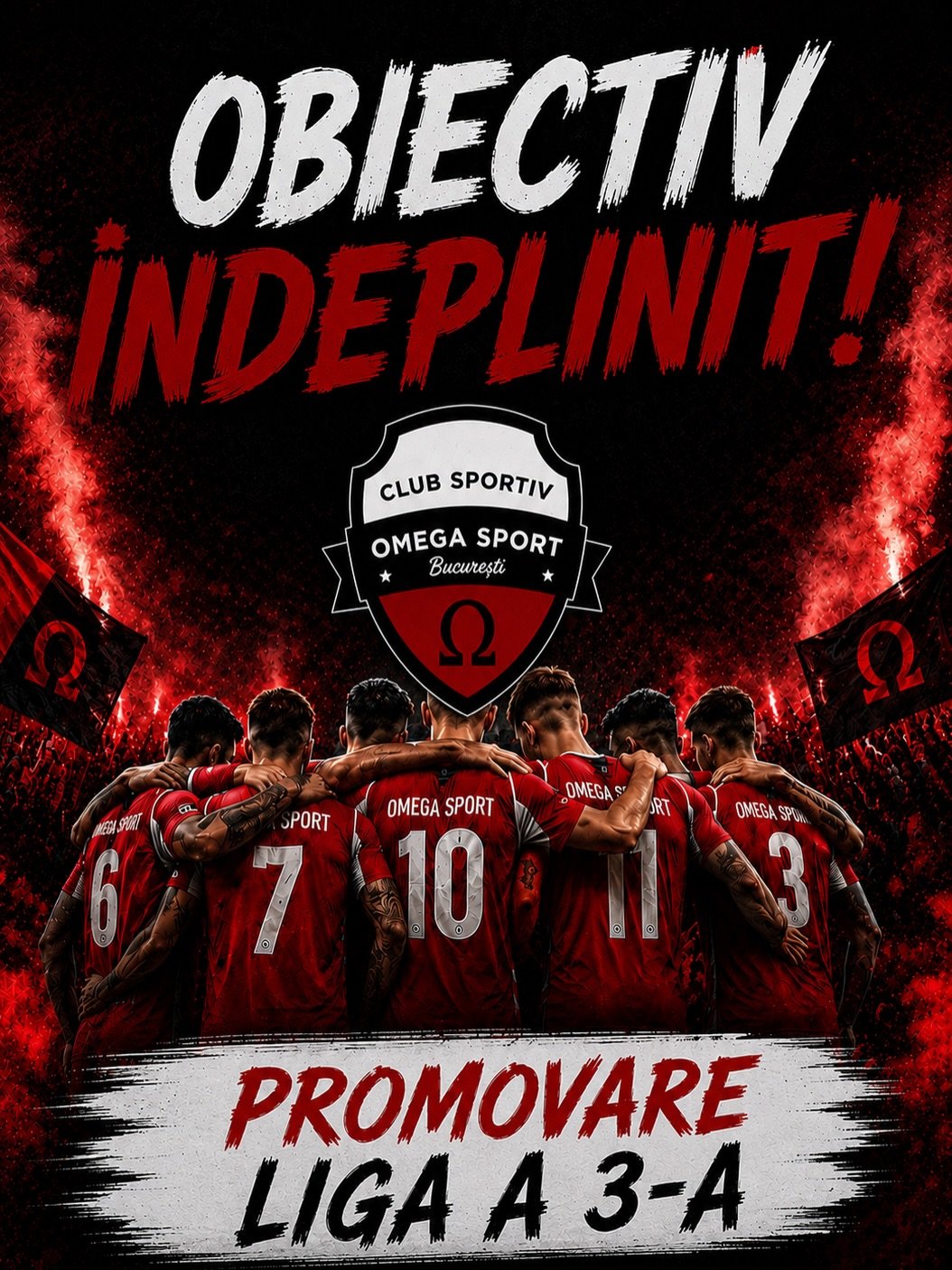 Posterul clubului: Obiectiv îndeplinit — promovare în Liga a 3-a